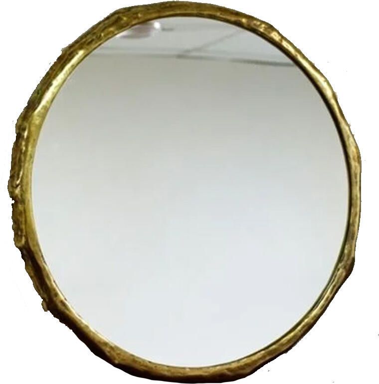 Spiegel rond antiek M