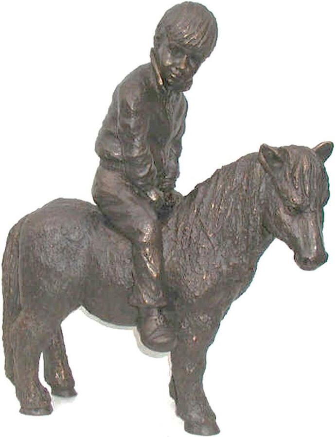 Tenax Beeld shetlander met jongentje