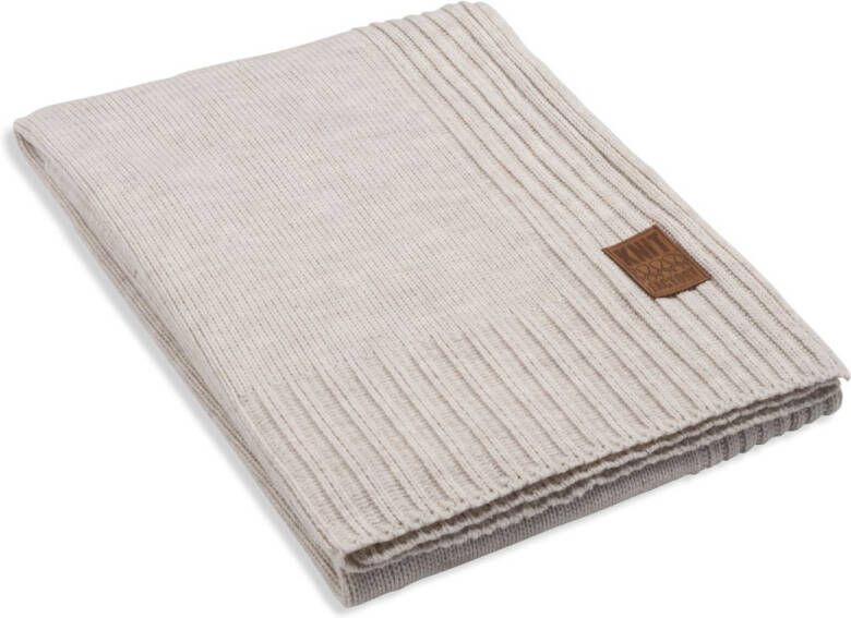 Knit Factory Uni plaid beige