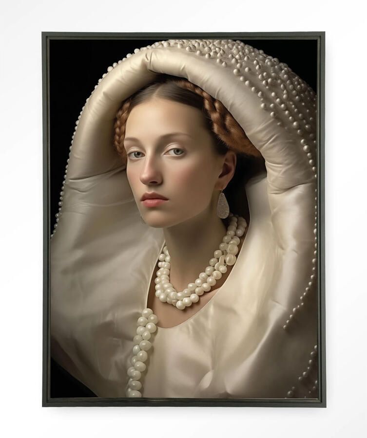 Urban Cotton Wandkleed Queen of Pearls 110x145 cm