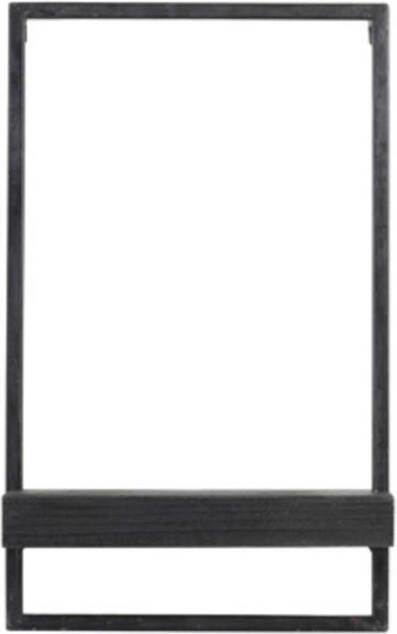 Wandplank Maddison hout mat zwart XS