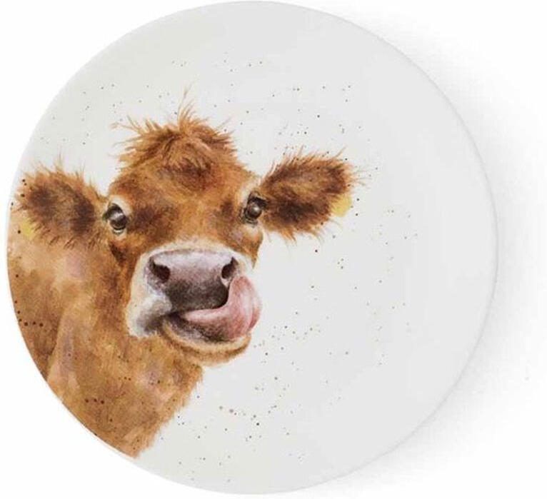 Wrendale design Coupe Plate 16.5cm Cow