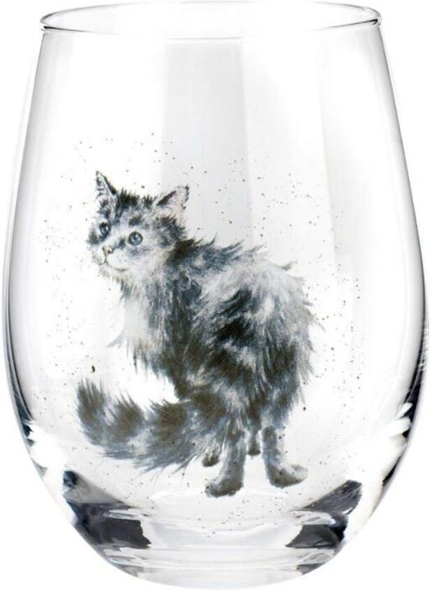 Wrendale design Glas Cat 550ml