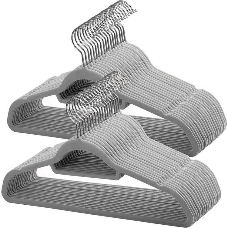 ACAZA Kledinghanger Grijs 50 st.