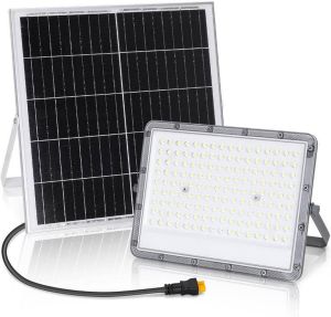 Aigostar 144 LED Solar Buitenlamp- LED Schijnwerper IP65 200W