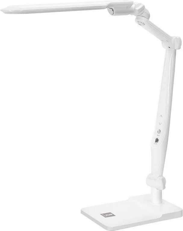 Aigostar Alexander LED bureaulamp Dimbaar Opvouwbaar 9W Instelbare Kleurtemperatuur 3300-6000K Zilver Wit