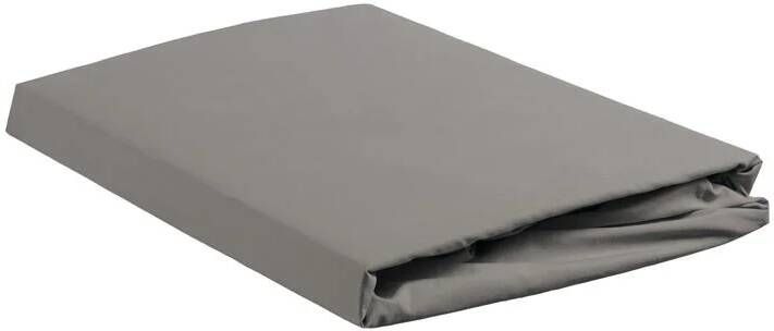 Ambiante Katoen Splittopper Hoeslaken 140x200 Grijs