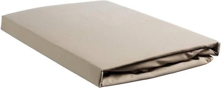 Ambiante Katoen Splittopper Hoeslaken 140x200 Taupe