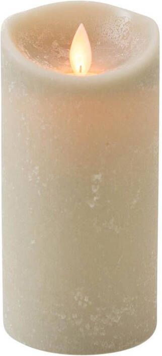 Anna&apos;s Collection Led stompkaars taupe H15 x D7 5 cm