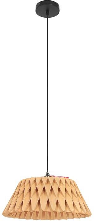 Anne Lighting hanglamp Maze naturel hout Ø 46cm E27 3490E