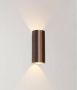 Lamponline Artdelight Wandlamp Brody 2 lichts H 18 cm licht brons - Thumbnail 2