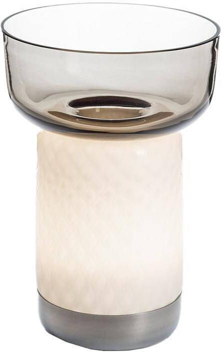 Artemide Bontà tafellamp met kom LED oplaadbaar grijs