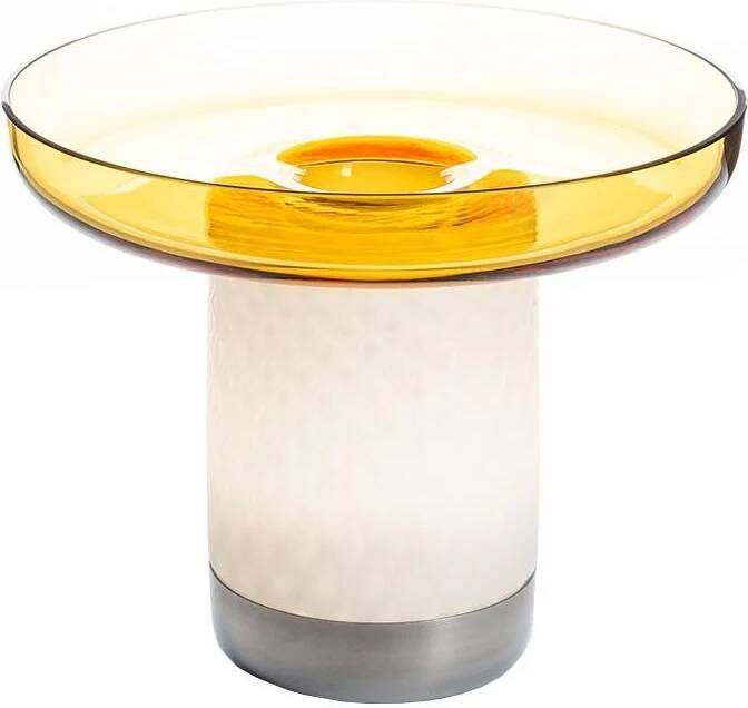 Artemide Bontà tafellamp met schaal LED oplaadbaar topaz