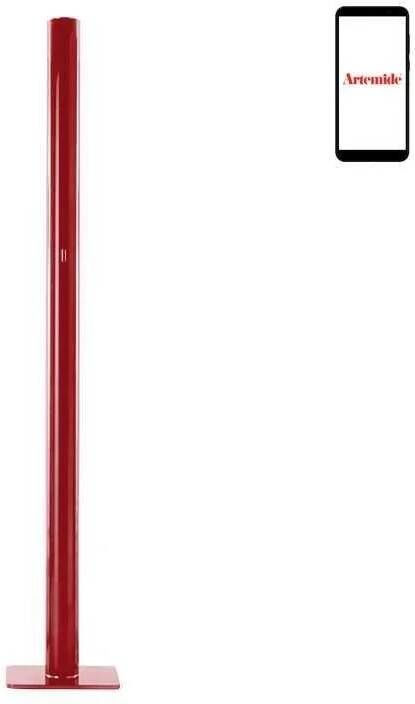 Artemide Ilio vloerlamp LED dimbaar via smartphone robijnrood