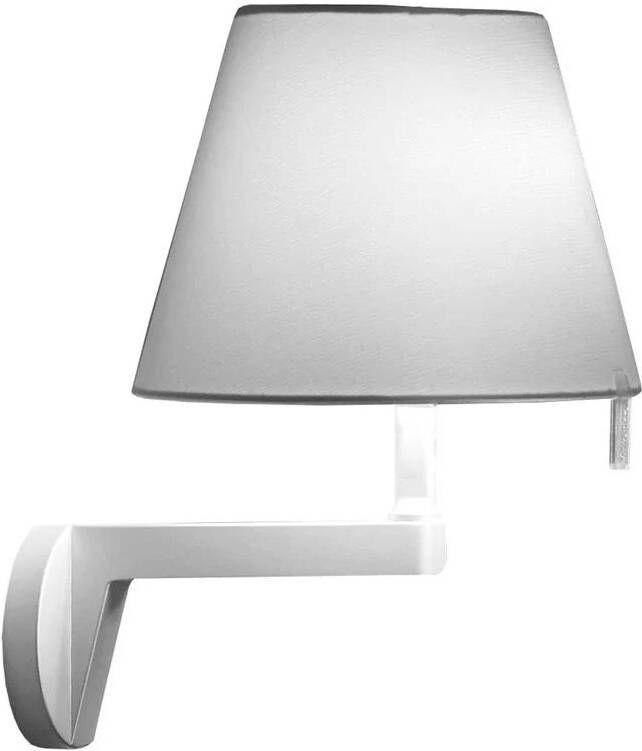Artemide Melampo wandlamp met schakelaar aluminium