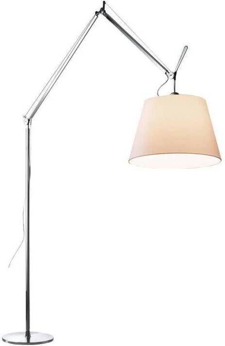Artemide Tolomeo Mega Terra booglamp LED 3000K snoerdimmer alu