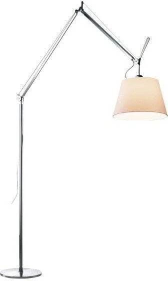 Artemide Tolomeo Mega Terra booglamp retrofit dimmer alu perkament 32
