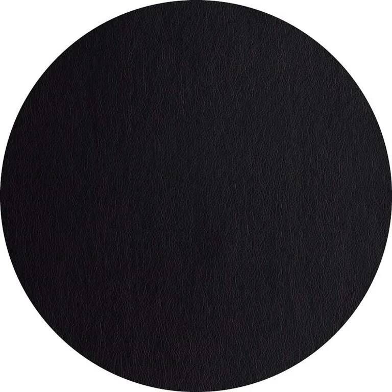 ASA Selection Placemat Leather Optic Fine Zwart ø 38 cm