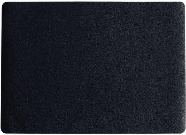 ASA Selection Placemat Leather Optic Fine Zwart 46 x 33 cm