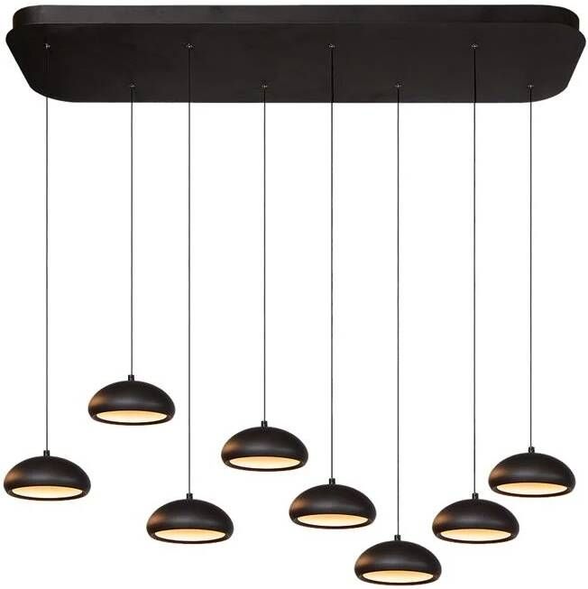 Atmooz by Charrell Atmooz Pallaton Hanglamp Zwart 8 Lampen Rond 40x130x125 cm