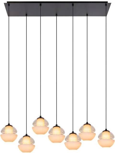 Atmooz by Charrell Atmooz Reese 7 Hanglamp Opaalglas 95x32x115c LED Dimbaar