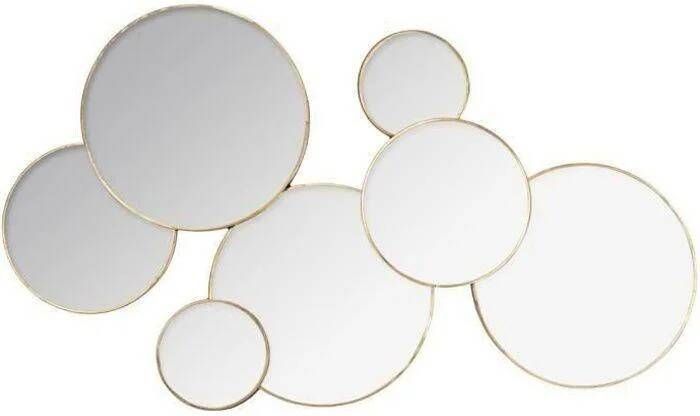 ATMOSPHERA Ronde spiegel Lila 61 x 37 cm Goud