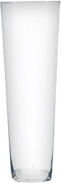 Atmosphera bloemenvaas Conisch model transparant glas H50 x D16 cm Vazen