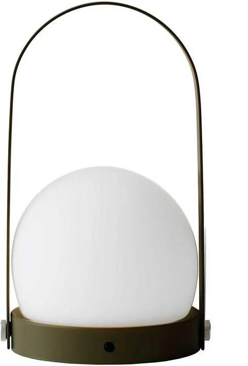 Audo Copenhagen Carrie tafellamp LED oplaadbaar Olive