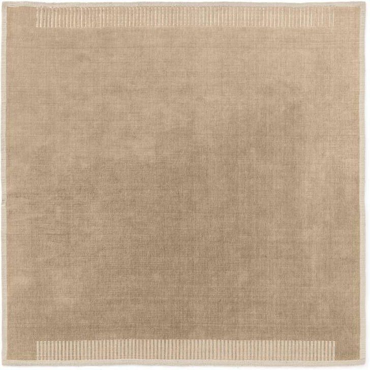 Audo Copenhagen Duomo vloerkleed 270x270 Limestone Beige