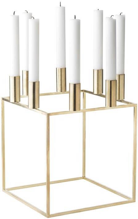 Audo Copenhagen Kubus 8 kandelaar goud