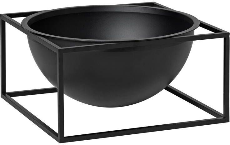 Audo Copenhagen Kubus Bowl Centerpiece schaal large Ø23 zwart