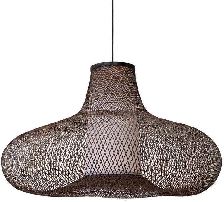 AY Illuminate May Small Hanglamp Bamboe Zwart Ø72 H:47