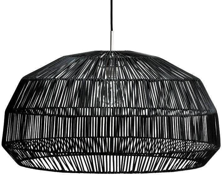 AY Illuminate Nama 1 Black Hanglamp Rattan Zwart Ø73 H:38