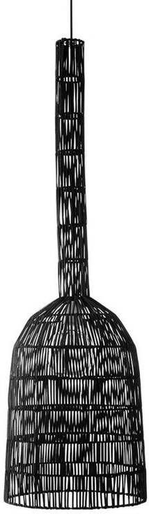 AY Illuminate Umut 2 Black Hanglamp Zwart Rattan Ø35 H:35