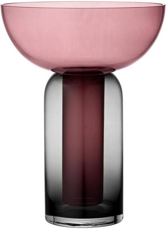 AYTM Torus vaas large zwart rose