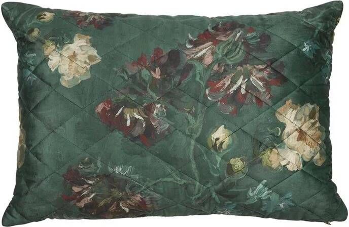 Beddinghouse x Van Gogh Museum Sierkussen Peonies Cushion Green 40 x 60 cm