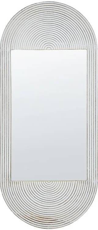 Beliani BRIANT- Wandspiegel Off-white Mangohout