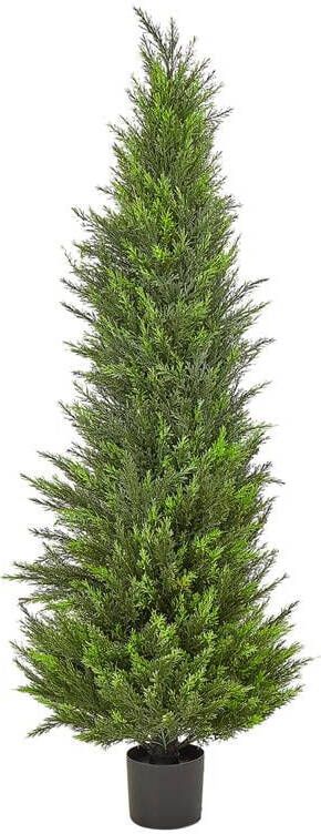 Beliani CEDAR TREE Kunstplant Groen 153 cm Synthetisch