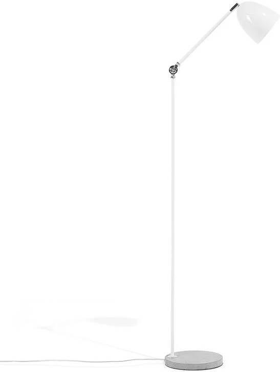 Beliani CHANZA Staande lamp Wit Metaal