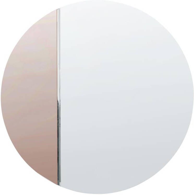 Beliani CHARRON Wandspiegel Rosé goud 79 x 79 cm Glas