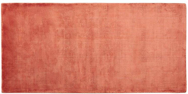 Beliani GESI II Vloerkleed Oranje 80 x 150 cm Viscose