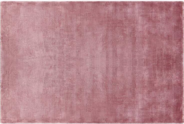 Beliani GESI II Vloerkleed Roze 160 x 230 cm Viscose
