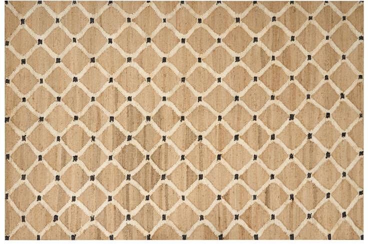 Beliani KALEKOY Vloerkleed Beige 200 x 300 cm Jute