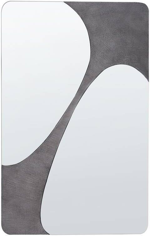 Beliani ORMES Wandspiegel Grijs 70 x 110 cm Glas