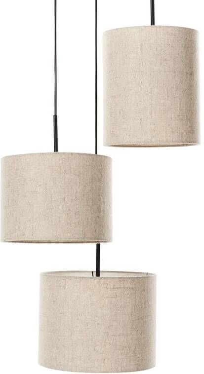 Beliani PARGUAZA Hanglamp Lichtbeige Linnen