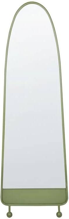 Beliani PARNAY Wandspiegel Groen 45 x 146 cm Metaal
