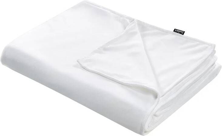 Beliani -RHEA-Verzwaringsdeken hoes-Wit-135 x 200 cm-Polyester