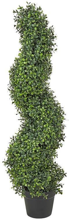 Beliani SPIRAL TREE Kunstplant Groen 98 cm Synthetisch