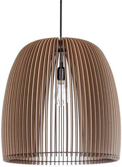 Blij design Malmo Hanglamp 3 mm hout 50x50 cm naturel