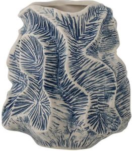 Bloomingville Guxi Vaas 19 5 x Ø 17 cm Blauw